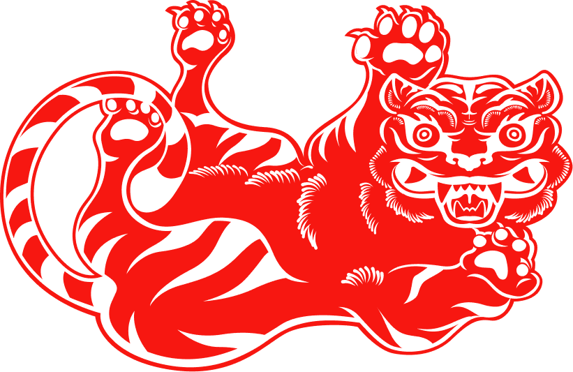 FuryoTiger Tiger illustration from the Furyo Cafe identity