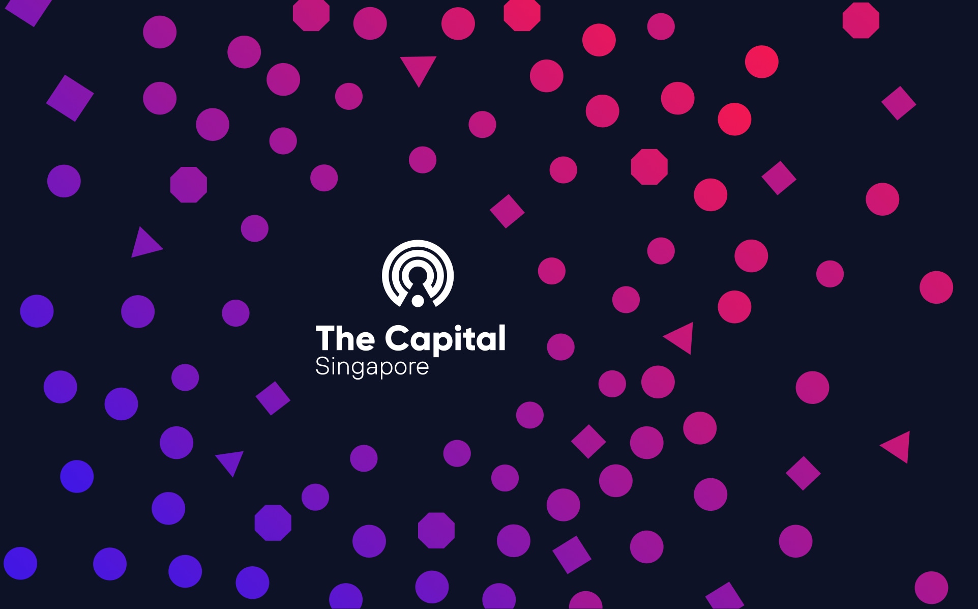 The Capital Singapore pattern graphic