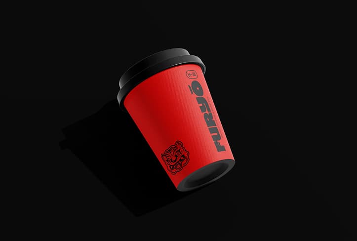 image 4 Red Furyo Cafe coffee cup