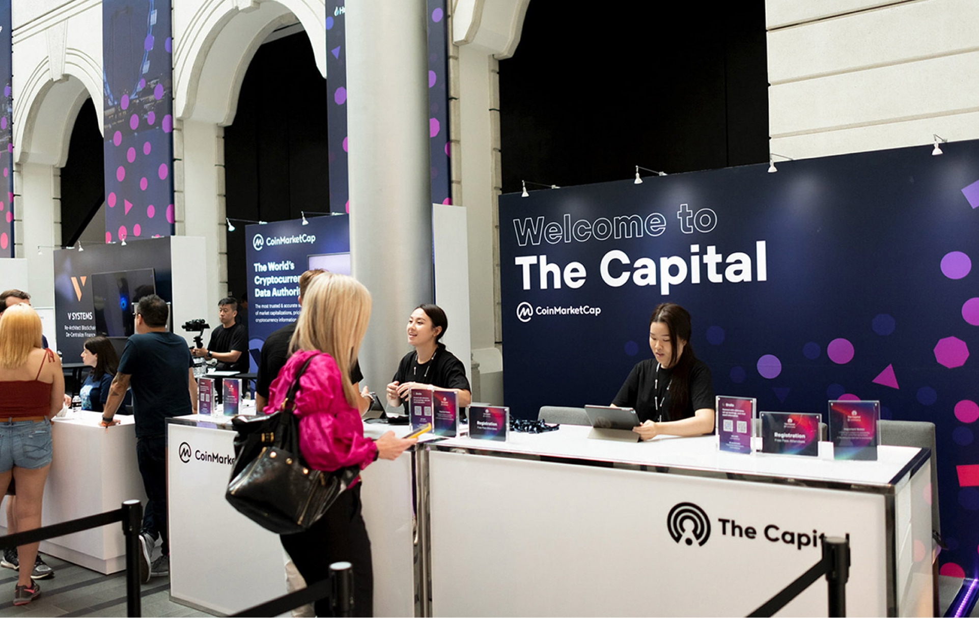 The Capital conference registration desk